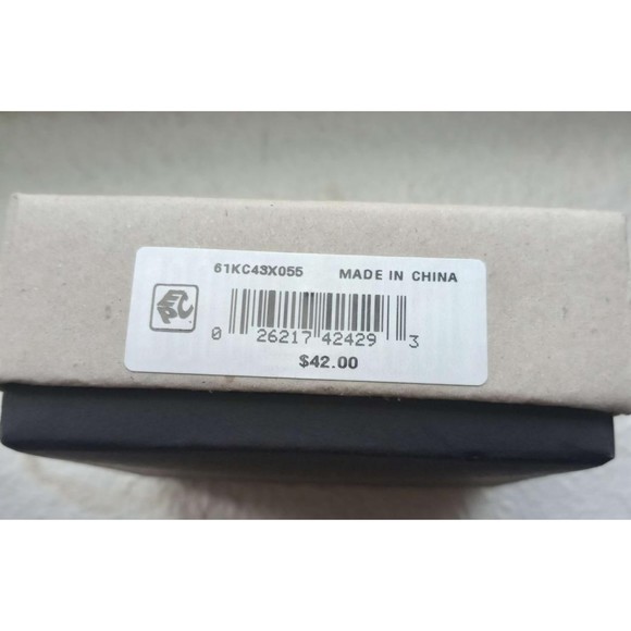 Kenneth Cole Reaction Men's Square Lines Silver Cufflinks - Picture 2 of 2